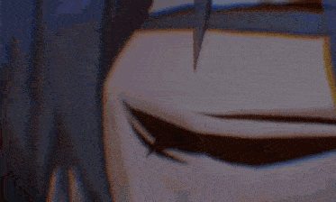 a close up of a anime character 's eye