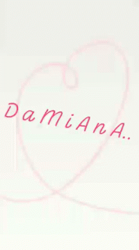Name Damiana GIF - Name Damiana Heart GIFs