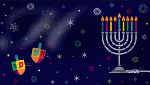 Happy Hanukkah Candle GIF