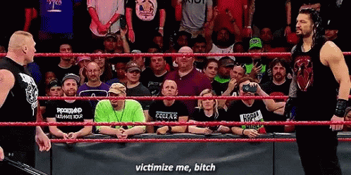 Roman Reigns Stare Down GIF - Roman Reigns Stare Down Brock Lesnar GIFs