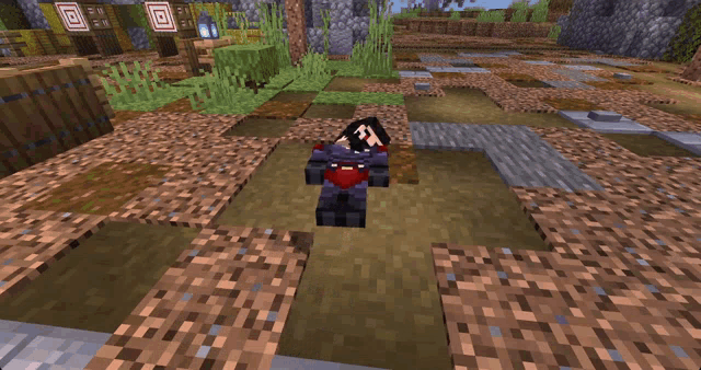 a screenshot of a video game where a person is holding a sword