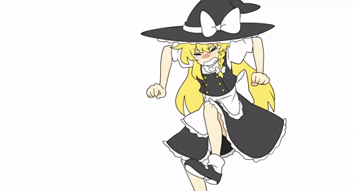 a cartoon drawing of a girl with long blonde hair
