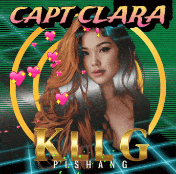a picture of a woman with the name capt clara written above her