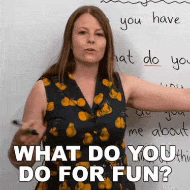 What Do You Do For Fun Emma GIF - What Do You Do For Fun Emma Engvid GIFs