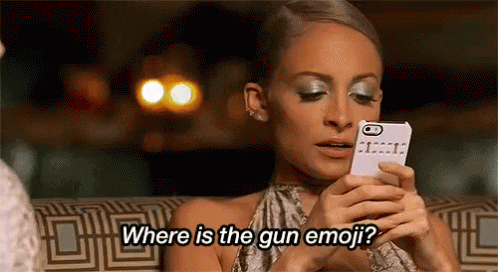Emoji Gun GIF - Emoji Gun Texting GIFs