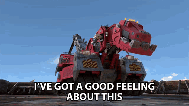 a picture of a robot with the words i 've got a good feeling about this