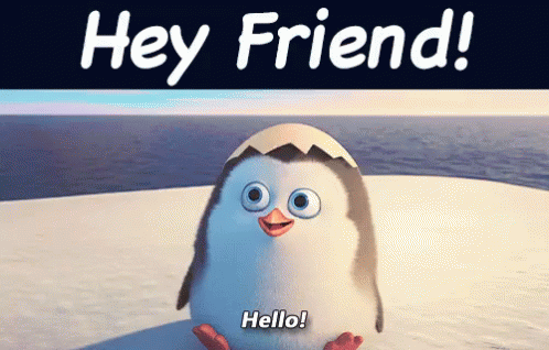 Hey Friend GIF - Hey Friend Penguin Hello GIFs