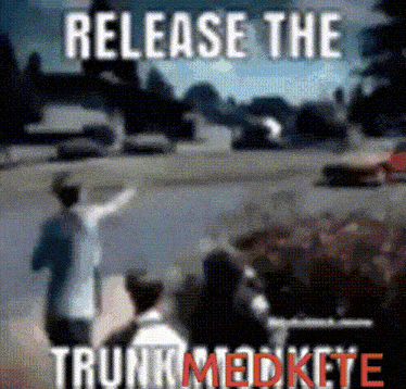 a poster that says release the trunk medkte on it