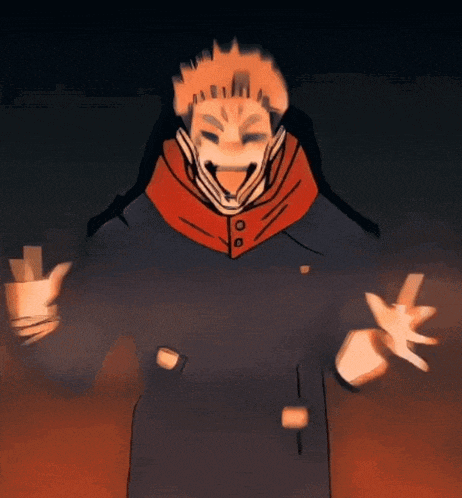 a cartoon character is wearing a mask and gloves