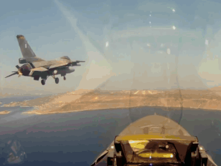 F-16 Formation Landing Haf GIF - F-16 Formation Landing Haf Hellenic Air Force GIFs