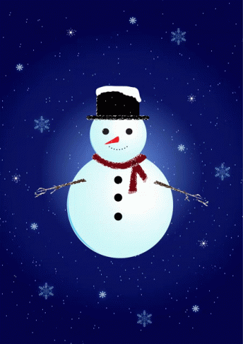 Snowman Snowing GIF - Snowman Snow Snowing GIFs