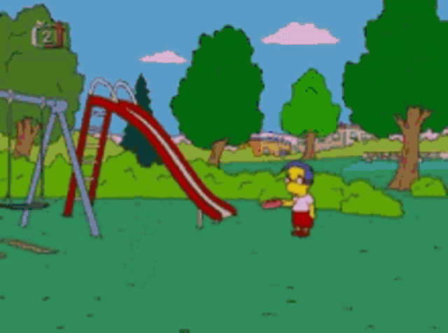 Lonely The Simpsons GIF - Lonely The Simpsons Milhouse Van Houten GIFs