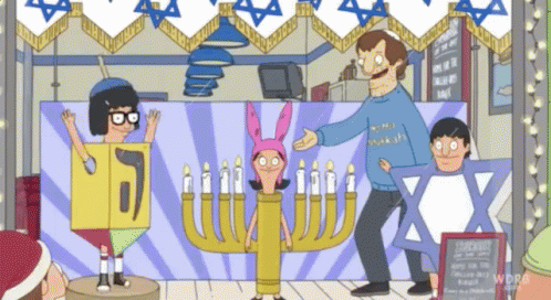 Feliz Hanuká / Hanukkah / Chanukah / Feriados Judaicos / Judeu / Bobs Burgers / Tina Belcher GIF - Happy Hanukkah Jewish Bobs Burgers GIFs