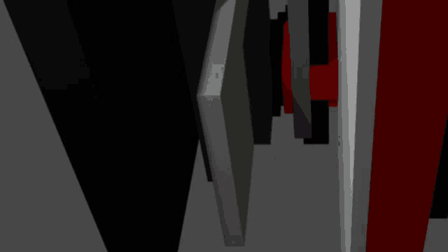 a person is standing in a dark room holding an umbrella in a video game .