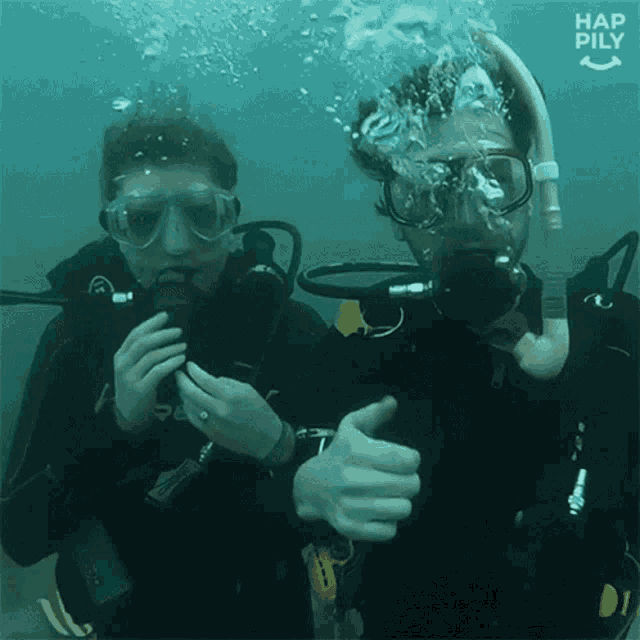 Underwater Swimming GIF