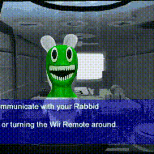 Rabbids You Can Communicate With Your Rabbid GIF - Rabbids You Can Communicate With Your Rabbid Garten Of Banban GIFs