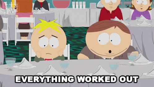 Everything Worked Out Eric Cartman GIF - Everything Worked Out Eric Cartman Butters Stotch GIFs