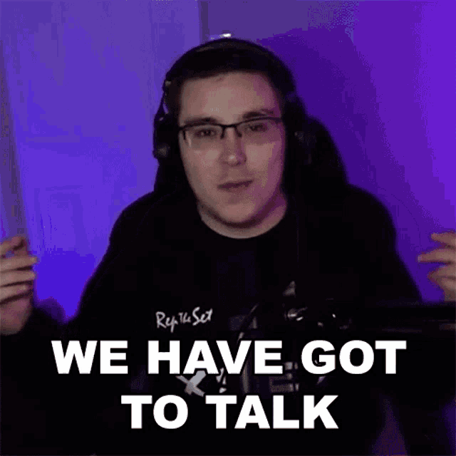 We Have Got To Talk Bartonologist GIF - We Have Got To Talk Bartonologist We Need To Talk GIFs