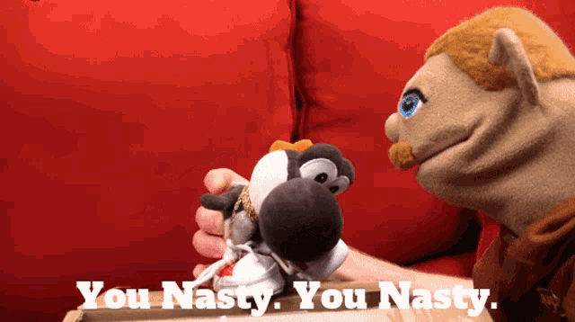 Sml Black Yoshi GIF - Sml Black Yoshi You Nasty You Nasty GIFs