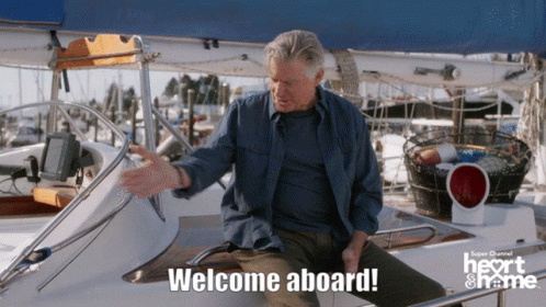 Welcome Boat GIF - Welcome Boat Chessies GIFs