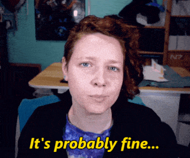 a woman says it 's probably fine in yellow