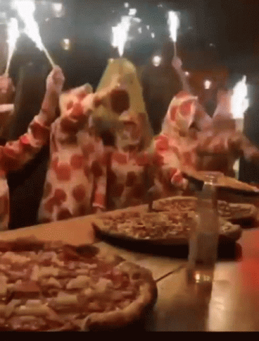 Pizza Time Party GIF