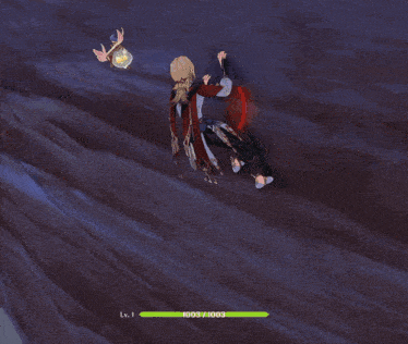 a character in a video game has a lv. 1 on the bottom