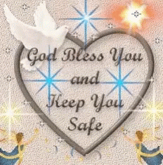 God Bless You Keep Safe GIF - God Bless You Keep Safe Heart GIFs