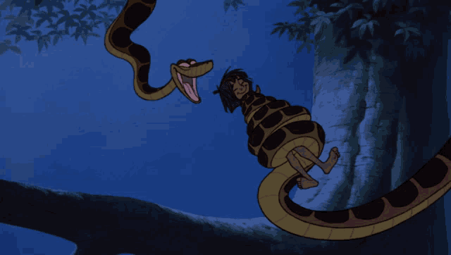 Kaa Mowgli GIF - Kaa Mowgli Jungle Book GIFs