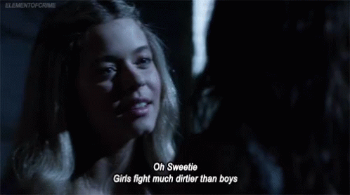 Sasha Pieterse Girls Fight Dirtier Than Boys GIF - Sasha Pieterse Girls Fight Dirtier Than Boys Girls GIFs