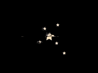 a black and white drawing of a star with a white border
