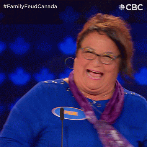 Laughing Pam GIF - Laughing Pam Family Feud Canada GIFs