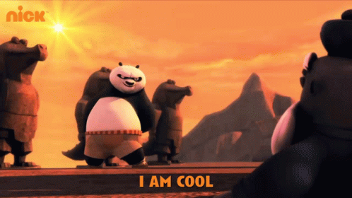 I Am Cool Po GIF - I Am Cool Po Stay Cool And Stay Safe With Panda GIFs