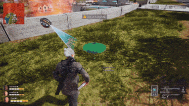 a screenshot of a video game shows a circle is closing