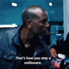 Tyrese Gibson Fast And Furious GIF - Tyrese Gibson Fast And Furious Thats How You Stay A Millionare GIFs