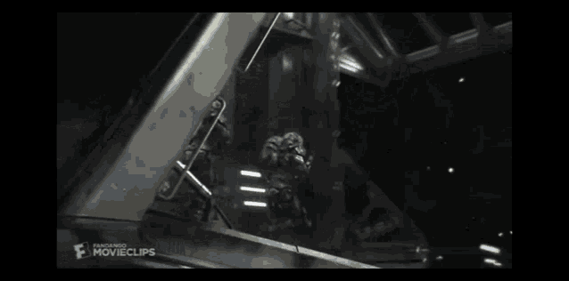 a black and white image of a movie called transformers movieclips
