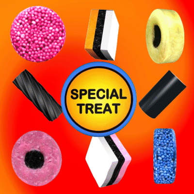 Special Treat Yummy GIF - Special Treat Yummy Licorice Allsorts GIFs