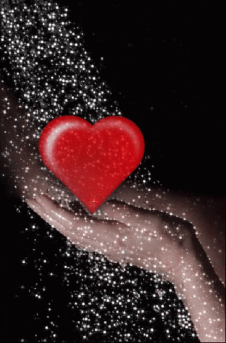 Heart Hand GIF - Heart Hand Sparkling GIFs
