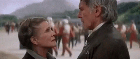 Star Wars Carrie Fisher GIF - Star Wars Carrie Fisher Harrison Ford GIFs