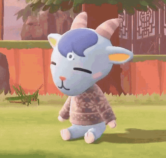 Sherb Animal Crossing GIF - Sherb Animal Crossing Sleep GIFs