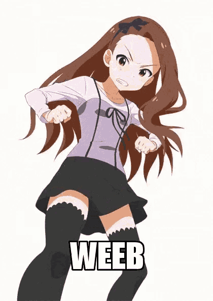 a picture of a girl with the words human waste written below her