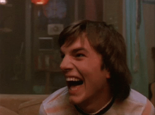 Ashton Kutcher Laugh GIF - Ashton Kutcher Laugh Happy GIFs