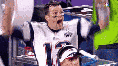 Tom Brady Superbowl GIF - Tom Brady Superbowl Jumping GIFs