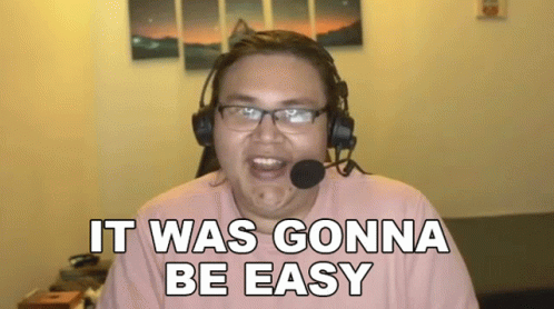It Was Gonna Be Easy Caleb Sullivan GIF - It Was Gonna Be Easy Caleb Sullivan Myflin GIFs