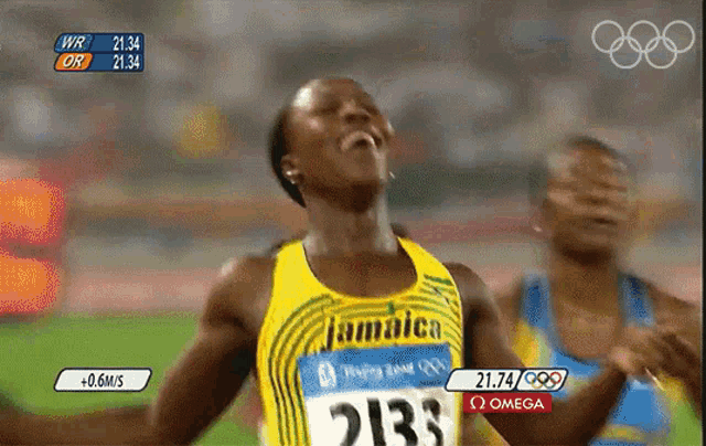 Celebrating Veronica Campbell Brown GIF - Celebrating Veronica Campbell Brown International Olympic Committee250days GIFs