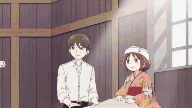 a man and a girl standing next to each other