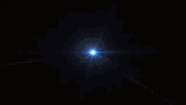 a blue background with a light coming out of it