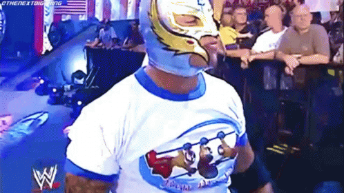 Rey Mysterio Cruiserweight Champion GIF - Rey Mysterio Cruiserweight Champion Great American Bash GIFs