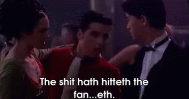 Drama At The Prom GIF - 10things I Hate About You Prom Shit GIFs