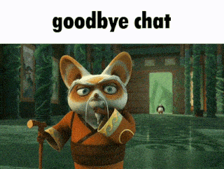 Evil Po Kung Fu Panda GIF - Evil Po Kung Fu Panda Goodbye Chat GIFs